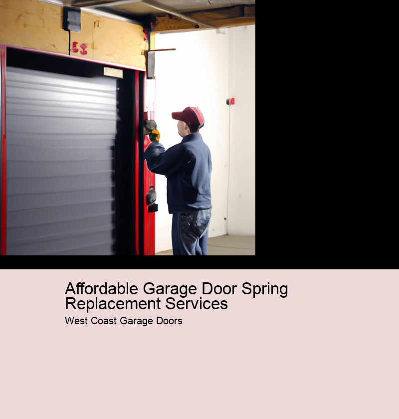 Affordable Garage Door Spring Replacement Services