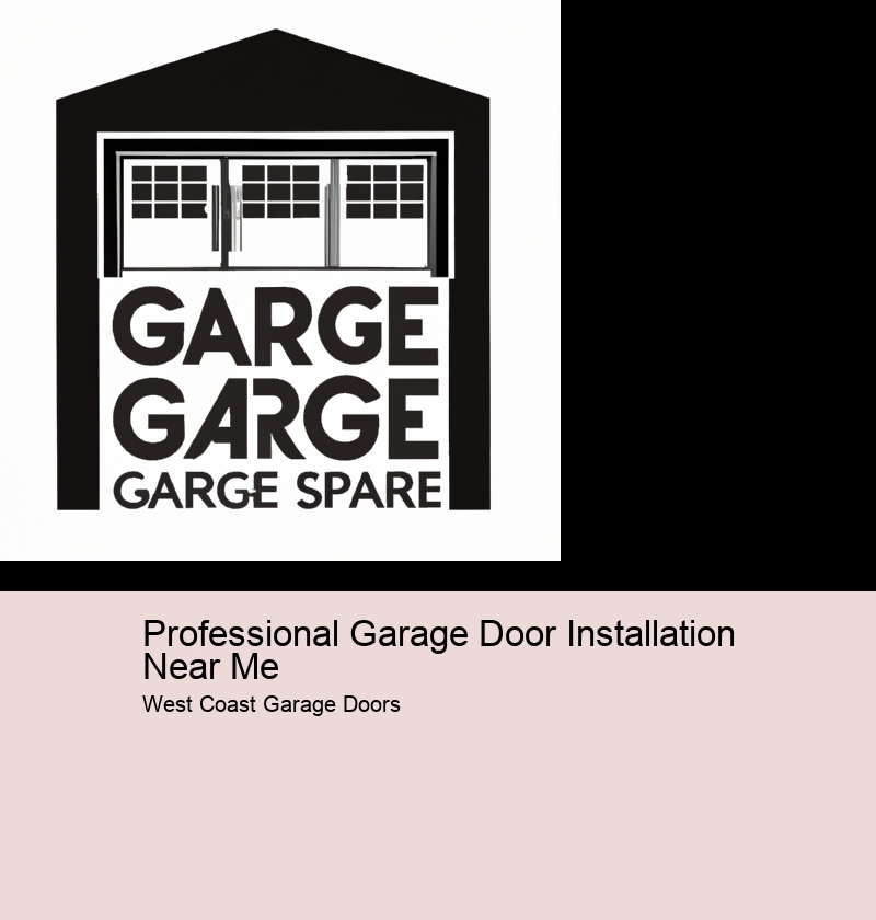 Professional Garage Door Installation Near Me