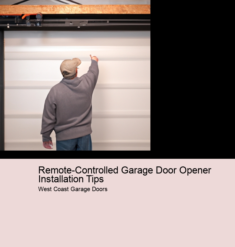 Remote-Controlled Garage Door Opener Installation Tips