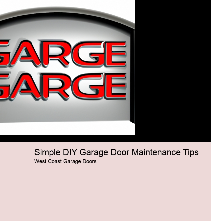 Simple DIY Garage Door Maintenance Tips